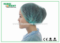 Medical 25gsm Nonwoven Disposable Mob Caps With Double Elastic