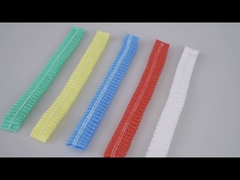 Κεφαλή μίας χρήσης Non Woven Mob Cap Style με διπλό λάστιχο