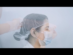 Η μαύρη/άσπρη ιατρική μίας χρήσης επικεφαλής ΚΑΠ/η μίας χρήσης τρίχα πιάνει/νάυλον υλική ΚΑΠ