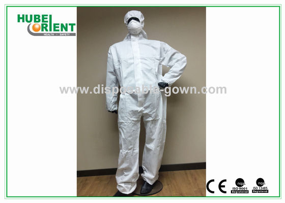SMS Type 5 6 Disposable Coverall Suit / Anti Virus Disposable Protective Coverall